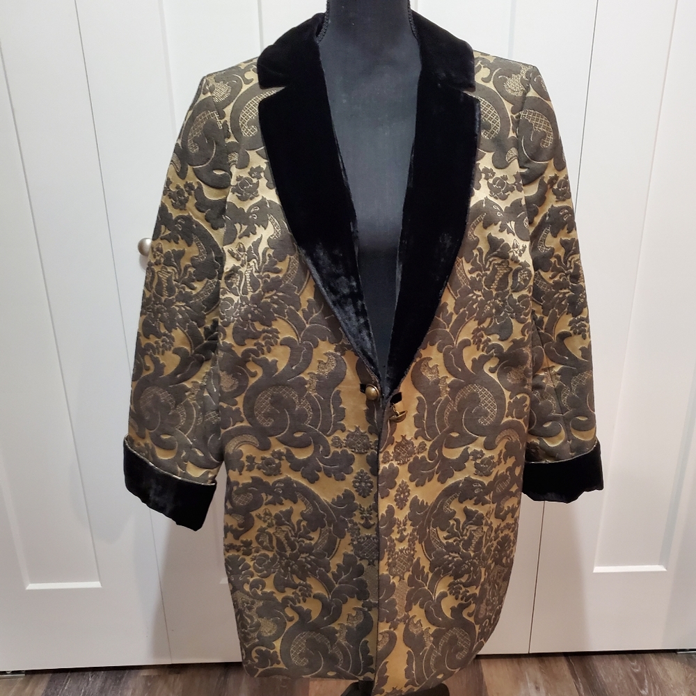 Dress jacket paisley green